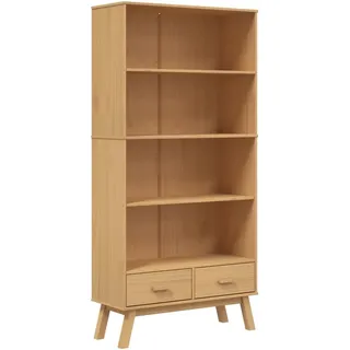 vidaXL Bücherregal OLDEN 4 Fächer 0 x 0 x 0 cm Braun