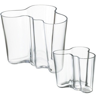 Iittala Aalto Vase set 160+95mm klar