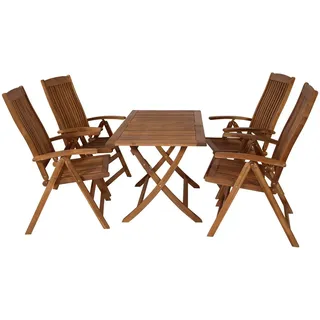 DEGAMO Maracana Set 5-tlg. natur klappbar