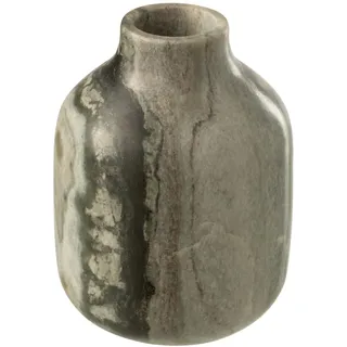 J-Line Vase Marmor - Stein - Schwarz/Grau