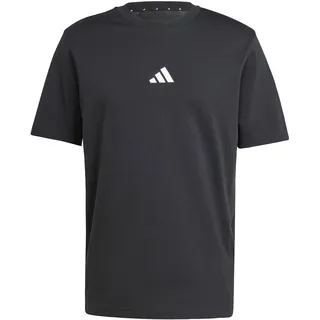 adidas Essentials Small Logo Single Jersey T-Shirt Black / White L