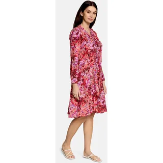 Cartoon Volantkleid Damen mit Rüschen Violett/Rot 38