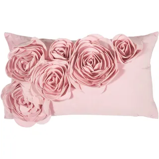 PAD Kissenbezug Floral 30 x 50 cm Rosa
