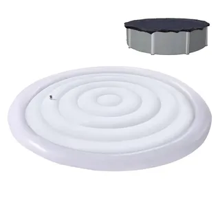 Thermoabdeckung whirlpools Rund, 170cm Aufblasbare whirlpools Abdeckung, Aufblasbar Poolabdeckung, Regenfest Und ReißFest Whirlpoolzubehör Für Pools Outdoor