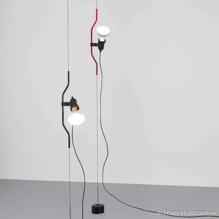 Pendelleuchte FLOS, PARENTESI, Schwarz, für Wohnzimmer, Metall, Design - 400