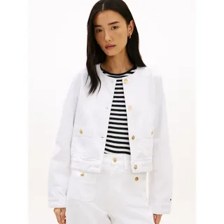 Tommy Hilfiger Ww0ww48591 Jacke - Th Optic White), 38