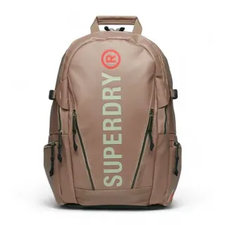 Superdry für Damen. W9110342A Grünlich brauner Segeltuch-Rucksack (OSFA), Lässig, Polyester