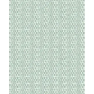 Profhome Prägetapete, geprägt, glänzend, minimalistisch, Ton-in-Ton, geometrisch, (1 Rolle, 5,33 qm), heißgeprägte Vliestapete, grün, pastell-türkis blau 0.53 m x 10.05 m