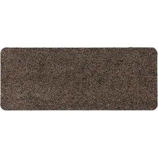 ANRO Schuhparkplatz Fußmatte rutschfest Fußabtreter Schmutzfangmatte Indoor Sauberlaufmatte schmal Abtropfmatte für Eingang Uni Braun 35 x 75 cm