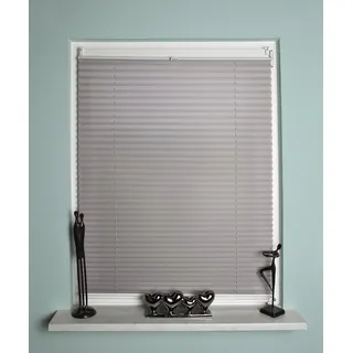HOME WOHNIDEEN Plissee UP&DOWN 70 x 210 cm grau