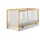 Babybett mit Schublade und Matratze Weiß 60 120