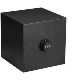 Spardose Erwachsene Edelstahl Safe Sparbüchsen Metall-Spardose 0 Schwarz
