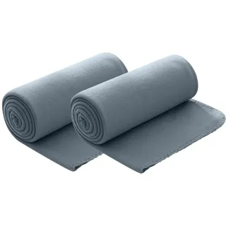 Wometo Kuscheldecke 130 x 160 cm Grau