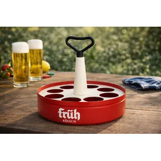 Mixcompany Gläser-Set Früh Kölsch Kranz – Kölschkranz für 8 Gläser – Original Desi