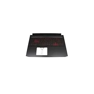 Acer 6B.QBKN2.014 Original Tastatur inkl. Topcase DE (deutsch) schwarz/rot/schwarz mit Backlight für Nitro 5 AN517-54, AN517-41, AN517-53