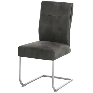 Höffner Komfort-Schwingstuhl ¦ grau ¦ Maße (cm): B: 47 H: 97 T: 63.0