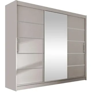 Mirjan24 Schwebetürenschrank Aston VI 250 x 215 x 58 cm Beige