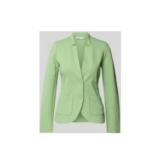 Slim Fit Blazer mit Ottoman Struktur, Hellgruen, XS