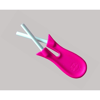 FIX Kreuzschleifer Keramik Wetzstahl Messer Sense Messerschärfer Solingen (Pink)