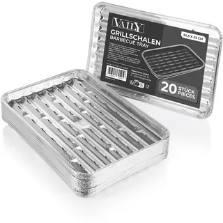 Vaily Grillpfanne 34,5 x 22 cm Aluminium silber