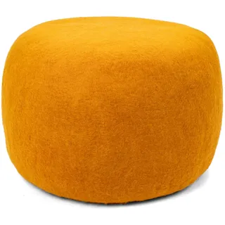 myfelt Pouf Ockergelb Filz Colour Pouf, 100% reine Schurwolle, Erhältlich in verschiedenen Größen gelb 58 cm x 42 cm