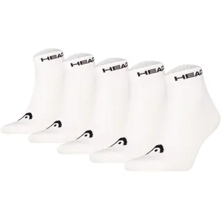 Head ELEMENTS ALL SPORTS QUARTER 5P ECOM 5er Pack Weiß 43-46