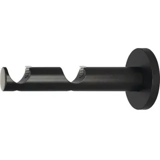 Wandträger 2-läufig für Rivoli schwarz Ø 20 mm 12 cm lang