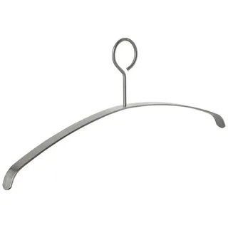 SOTech Design Kleiderbügel mit Öse 455 x 185 x 20 mm Edelstahl für Kleiderstangen Bis Ø30 mm