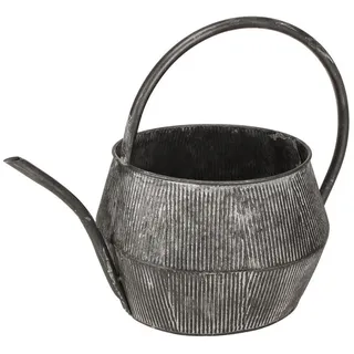 Florists Products Gießkanne Deko Gießkanne im Retro-Stil aus Metall als Blumentopf schwarz