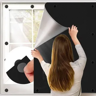 Magnetischer Verdunkelungsrollo, Kein Bohren Erforderlich, 145 X 200 Cm, Isolierender Stoffrollo Für Dachfenster – Sonnenschutz, Tragbare Fensterfolie Fürs Babyzimmer