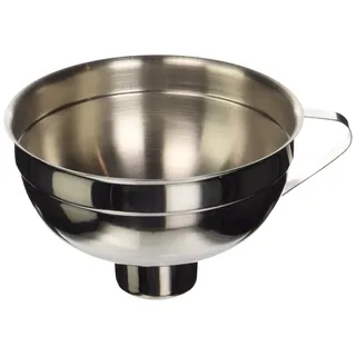 KitchenCraft Marmeladentrichter Edelstahl 14,5 cm Silber/Weiß