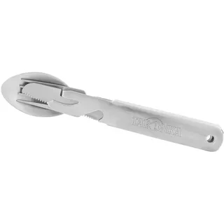Tatonka Cutlery Set 2 (4-teilig) - Camping-Besteck aus Edelstahl bestehend aus Messer, Gabel, Löffel und Dosenöffner