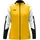 Polyesterjacke gelb/weiß/schwarz XL