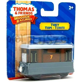 Thomas und seine Freunde Lokomotive Toby Topi Holzeisenbahn Holzschienenbahn Zug