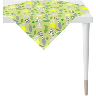 APELT Mitteldecke "3807", grün, B:85cm L:85cm, Baumwolle, Polyester, Tischdecken, Mitteldecke
