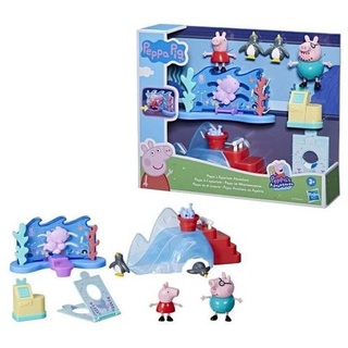 PEPPA PIG - Peppa's Adventures - Peppa hat das Aquarium - Vorschulspielzeug mit 4 Figuren und 4 Zubehör, ab 3 Jahren