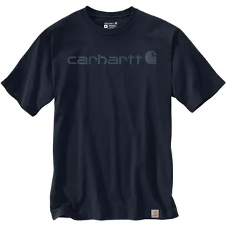 CARHARTT Core Logo T-Shirt marineblau/ blau XXL
