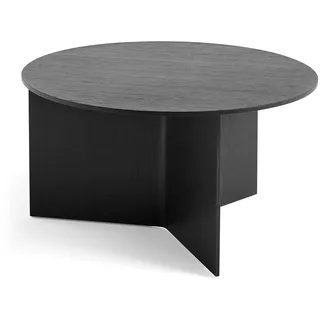 HAY - Slit Table Round XL, Ø 65 x H 35,5 cm, Eiche schwarz