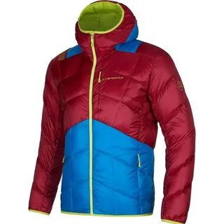 La Sportiva Pinnacle Down Jacket Men sangria/electric blue M