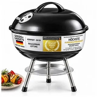 Goods+Gadgets Micro BBQ Kugelgrill grün