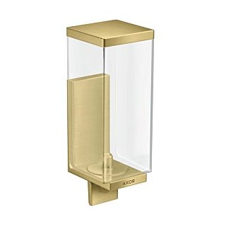 hansgrohe Axor Lotionsspender 42610950 Glas, Wandmontage, brushed brass