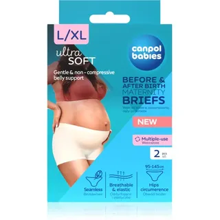 Canpol babies Maternity Briefs Umstands- und Wöchnerinnen-Slips 2 in 1 Größe L/XL 2 St.