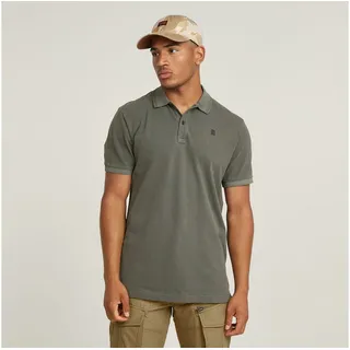 G-Star Dunda Overdyed Slim Kurzarm-poloshirt - Shadow Olive Gd - M