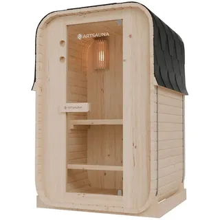 Artsauna Fasssauna Nolvik S inkl. 3,6 kW Ofen + Zubehör