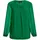 Jerseybluse mit Falten-Details grün 24