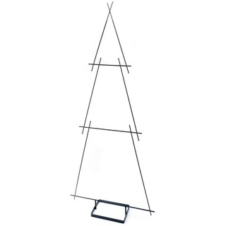 Spetebo Dekobaum Design Metall Tannenbaum schwarz - 118 cm (Stück, 1 St., Deko Tanne) schwarz 118 cm