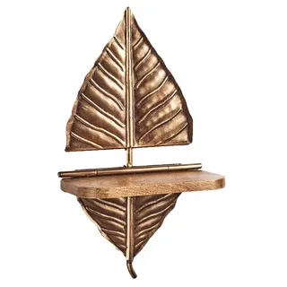 Kobolo ELENA Wandregal 26 x 15 x 46 cm Gold