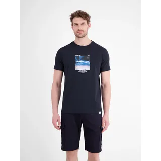 Lerros T-Shirt Surfer-Motiv-Print blau XXL