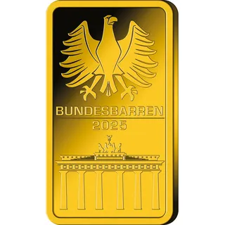 Bundesbarren reines Gold (999,9/1000)