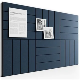 Agger Pinnwand Filz-Pinnwand-Fliesen 30x30cm – Alternative zu Korktafeln – 6er, (6-tlg), Dicke Wandpaneele für die Bürogestaltung schwarz